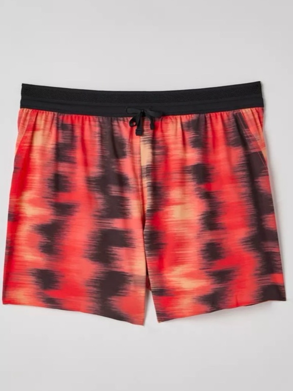 Janji Men’s AFO 5” Middle Short Small Red Black Ikat Running Training Trail